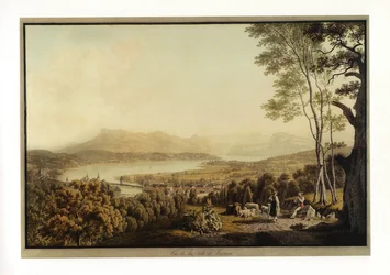 Uitzicht op de stad Luzern